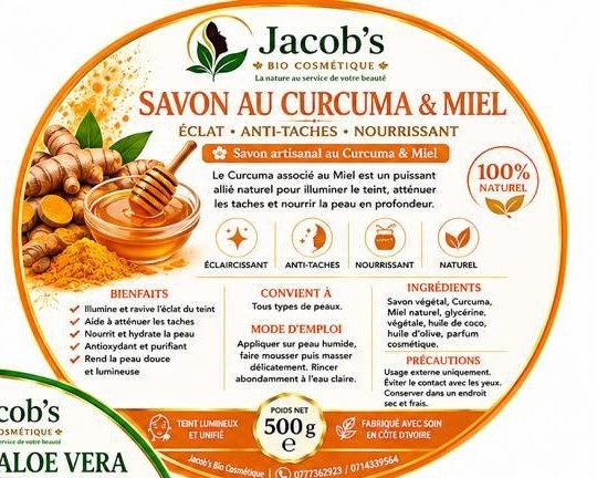 Savon au Curcuma & Miel